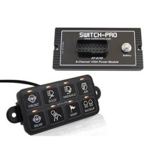 Switch-Pros Sp-8100 Switch Panel System Jeep Wrangler Jk Truck LED Lights Winch